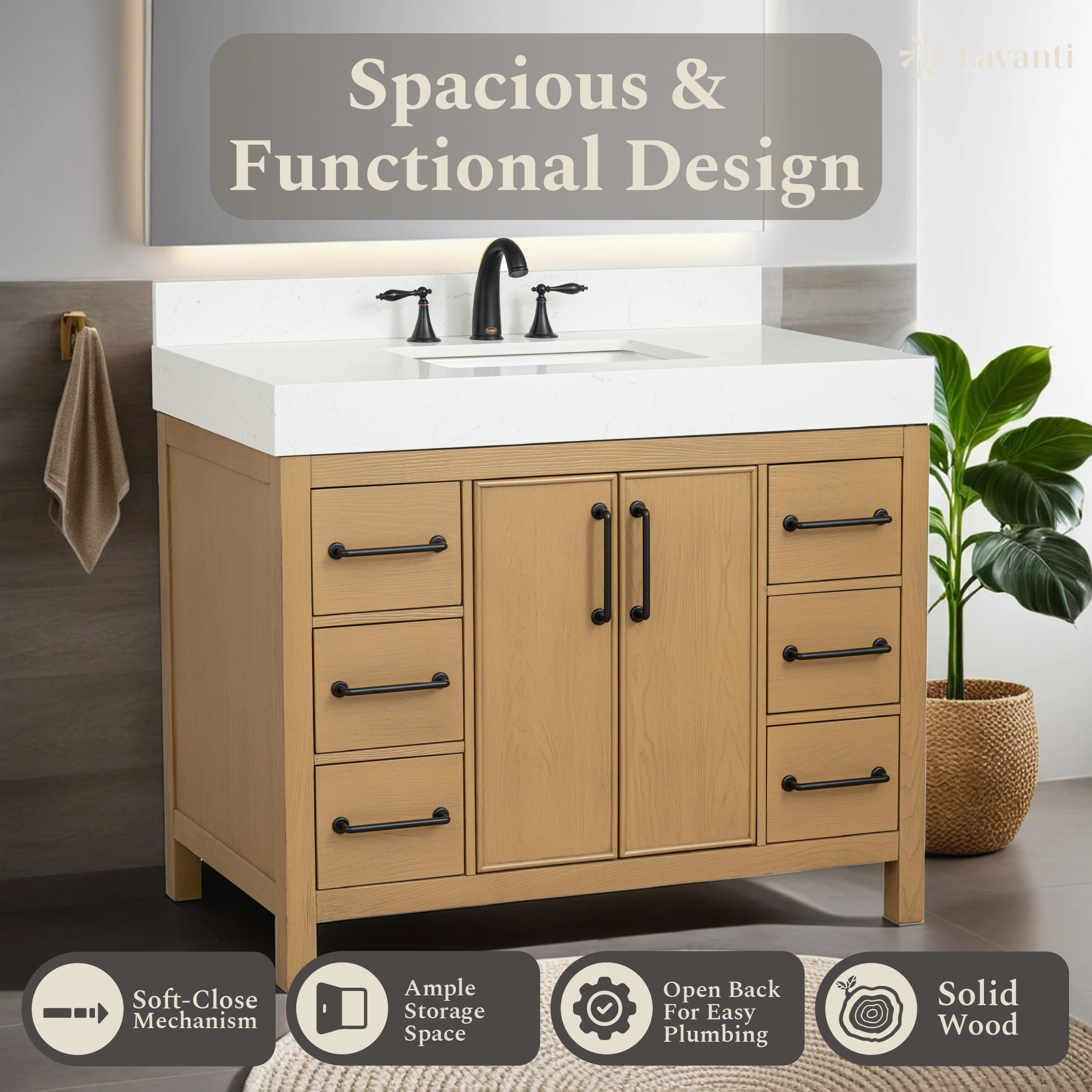 Lavanti Valvet - Oak 42"