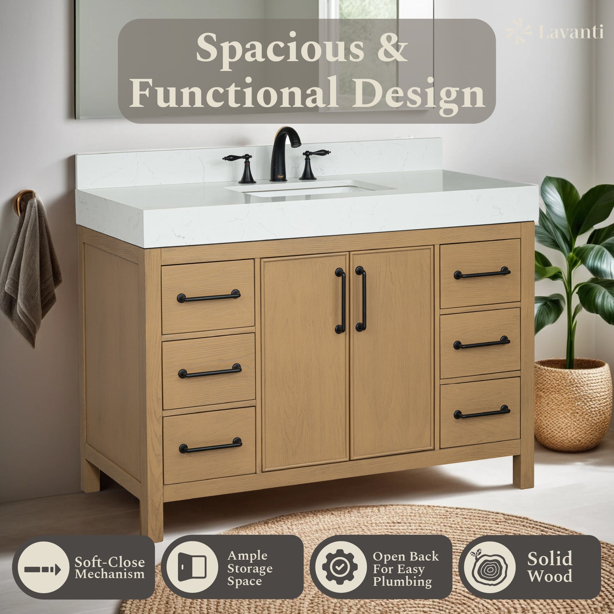 Lavanti Valvet - Oak 48"