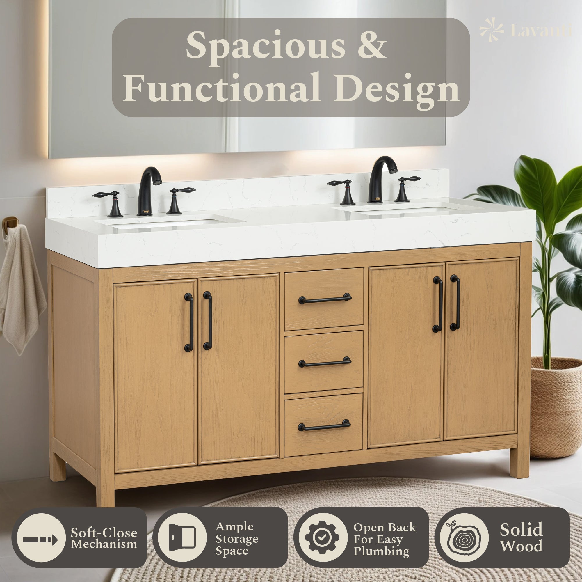 Lavanti Valvet - Oak 60"