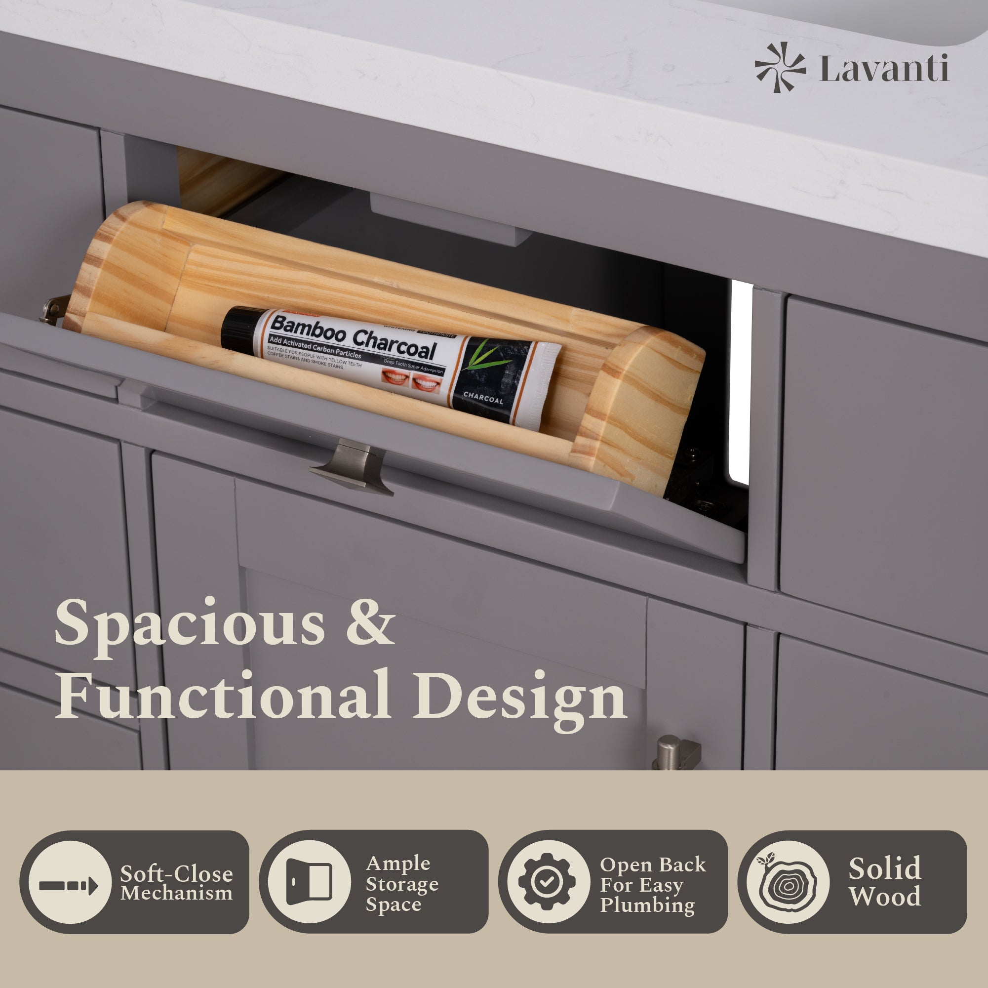 Lavanti Oakford - Gray 42"