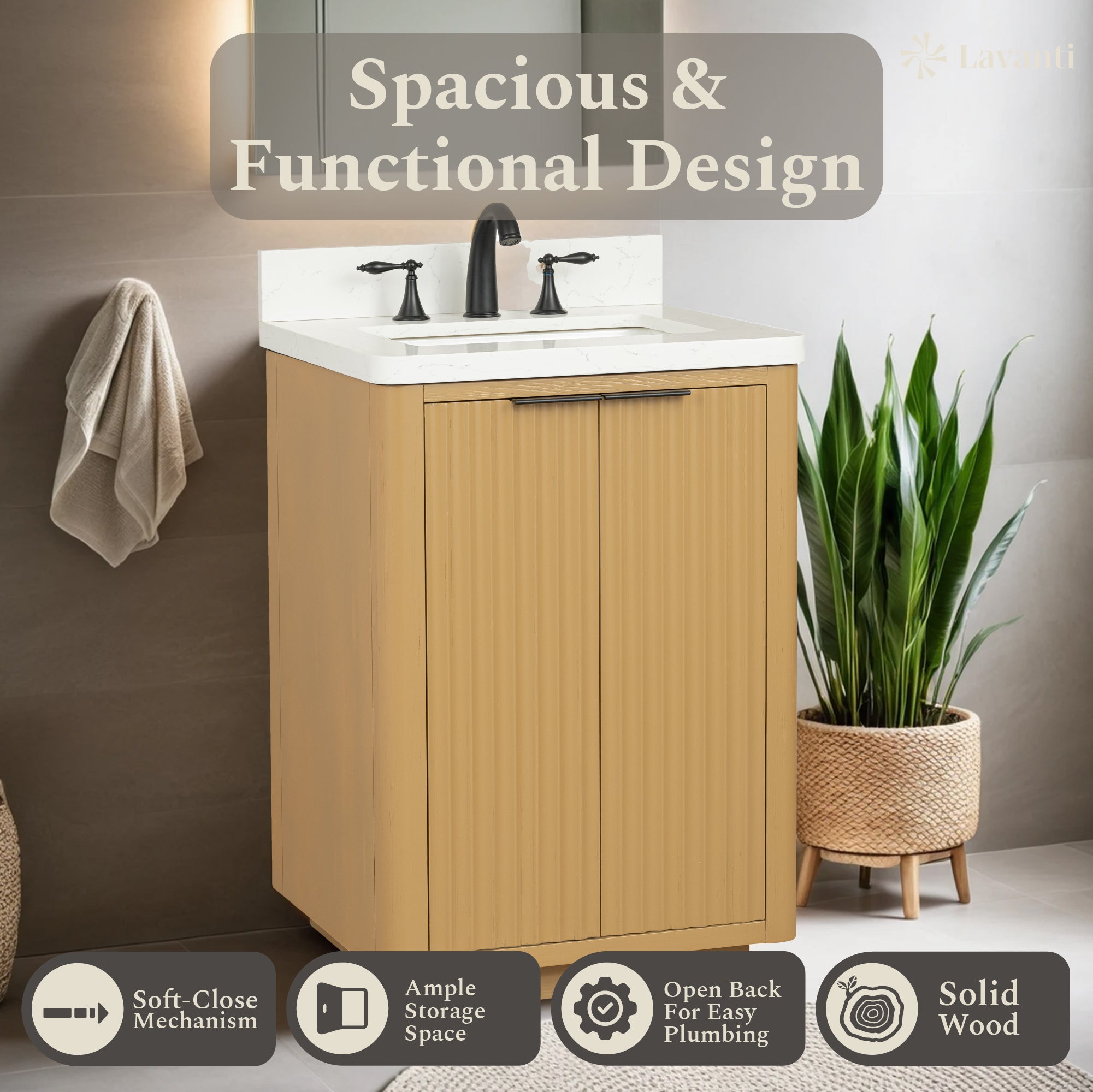 Lavanti Wooderna - Oak 24"