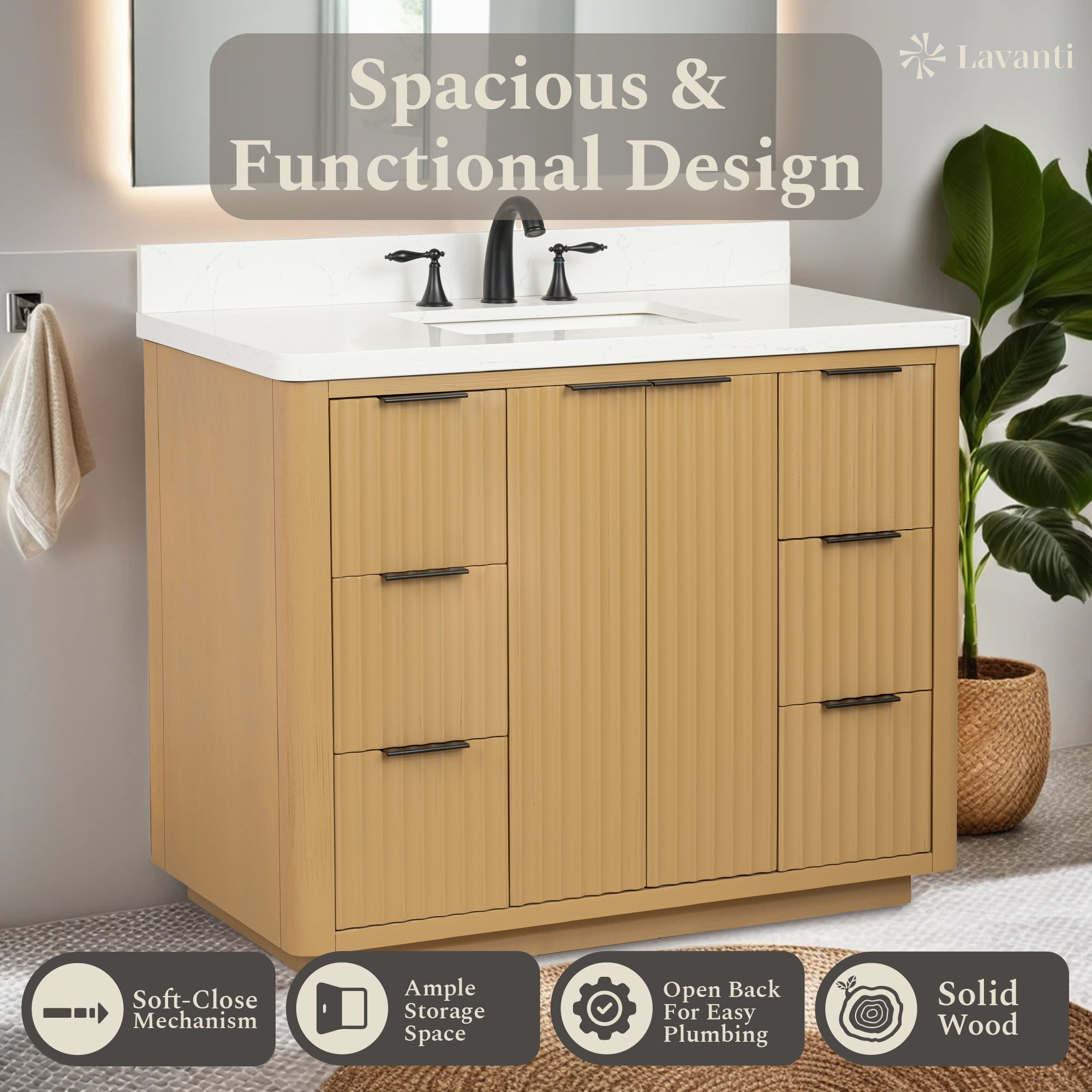Lavanti Wooderna - Oak 42"
