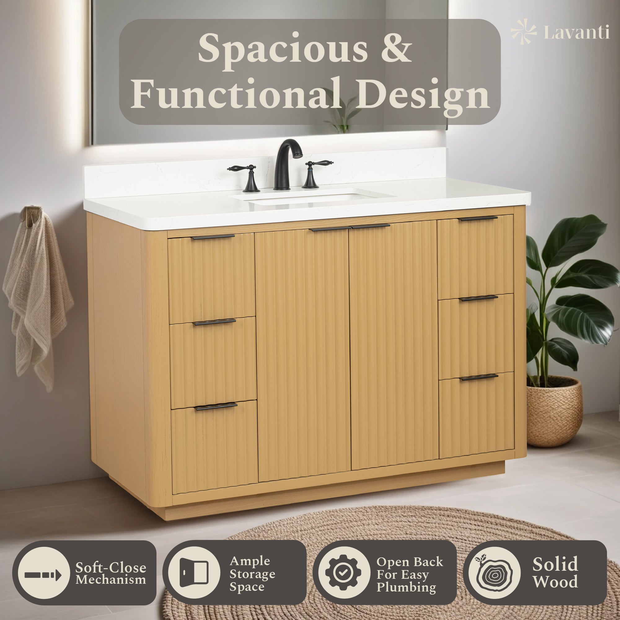 Lavanti Wooderna - Oak 48"