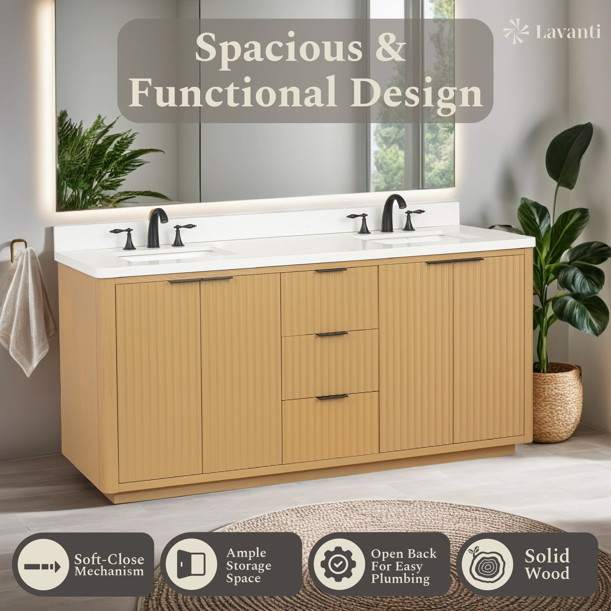 Lavanti Wooderna - Oak 72"