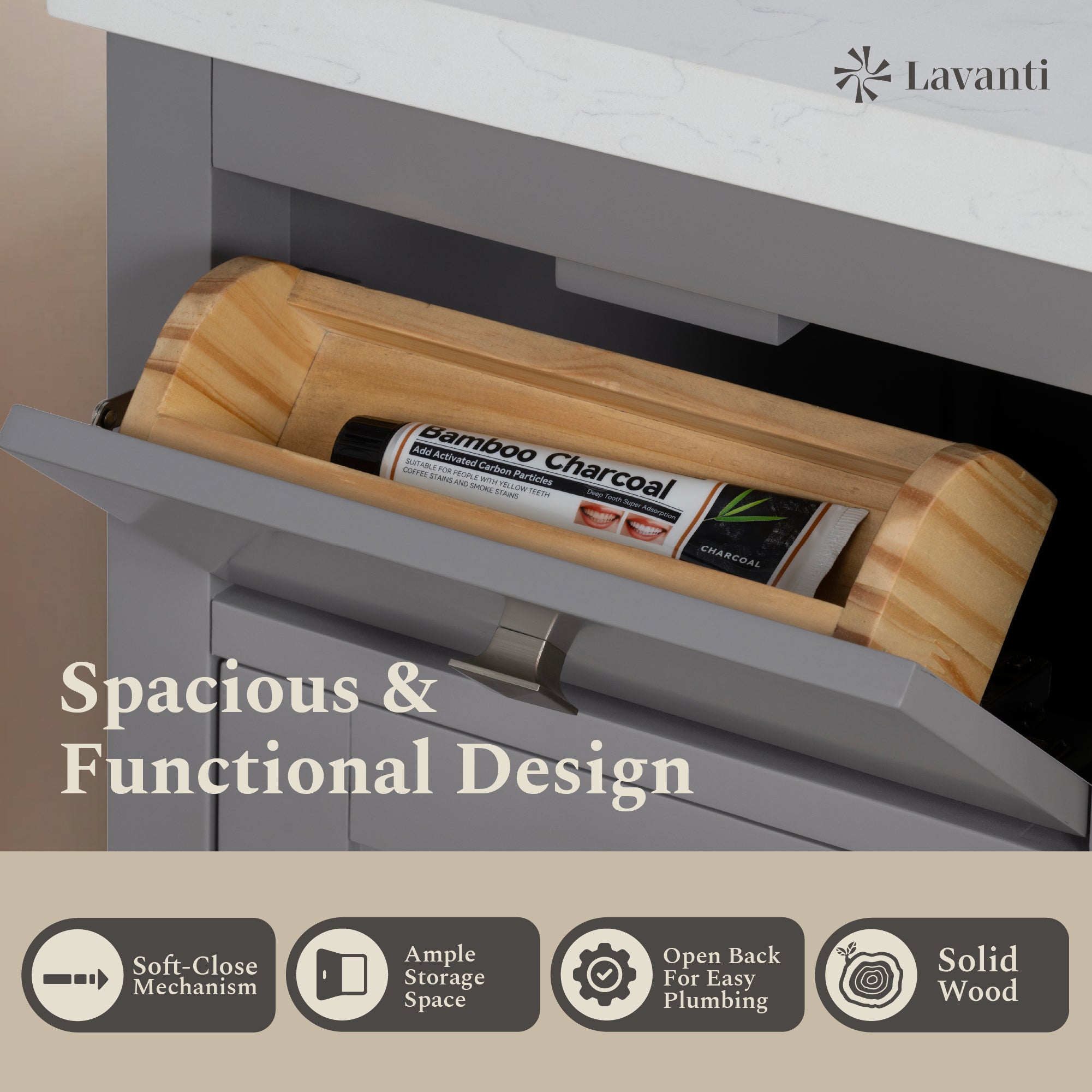 Lavanti Oakford - Gray 24"