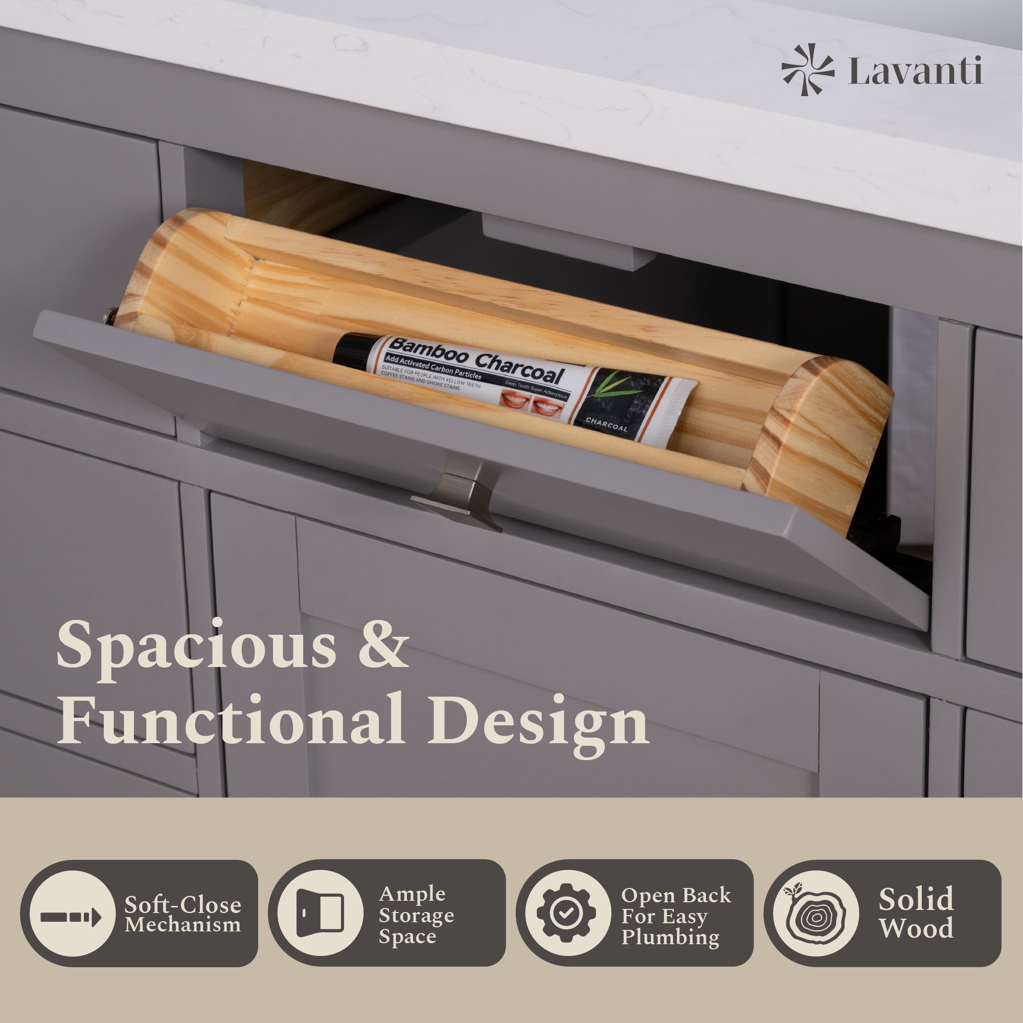 Lavanti Oakford - Gray 48"