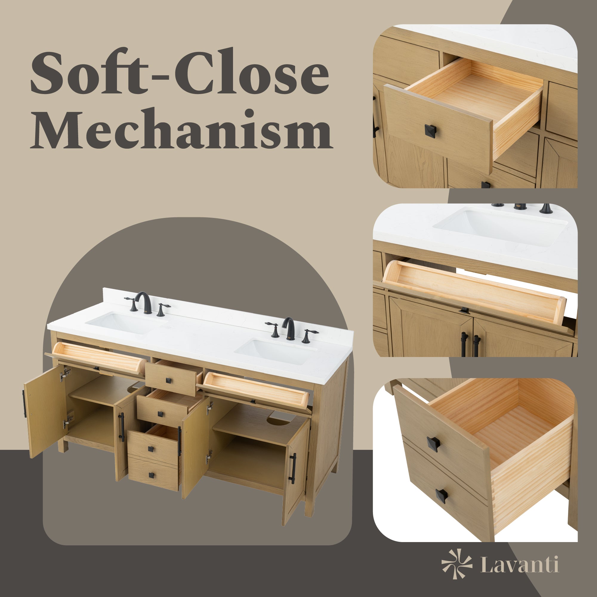Lavanti Oakford - Oak 72"