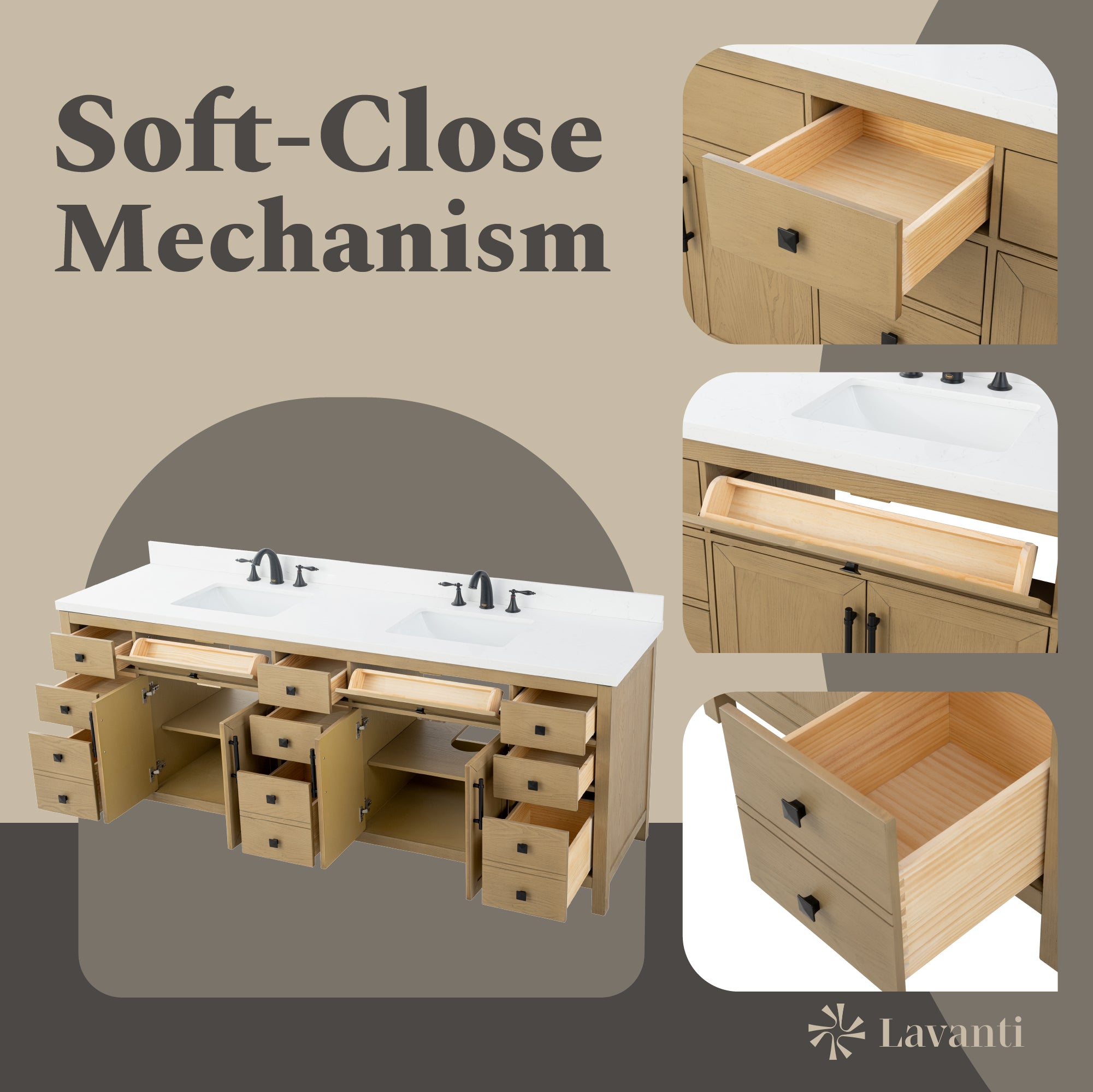 Lavanti Oakford - Oak 84"