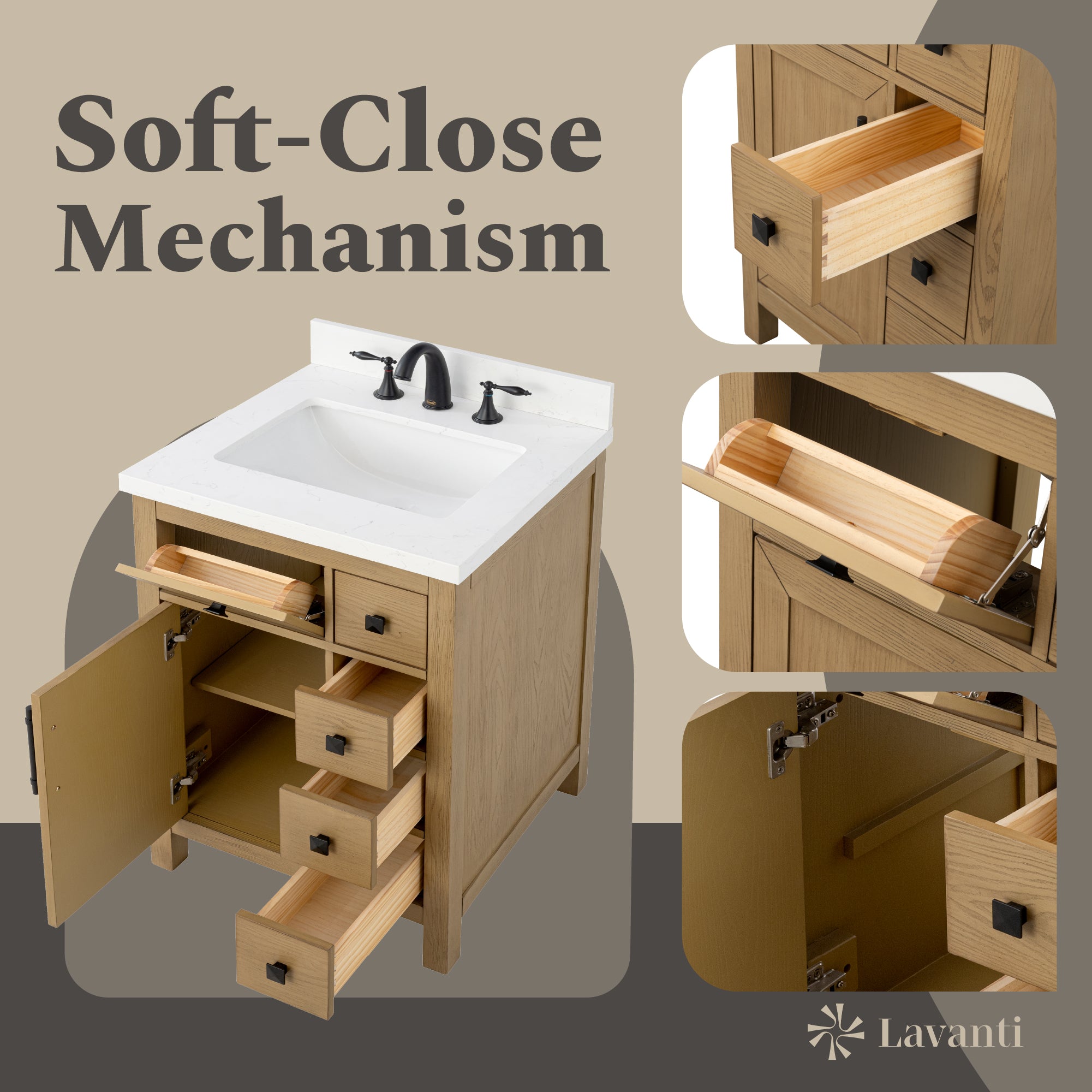 Lavanti Oakford - Oak 24"