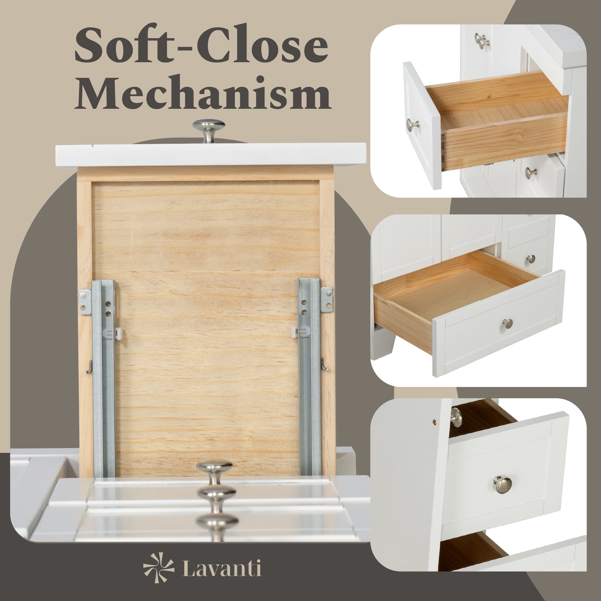 Lavanti Depos - White 36"