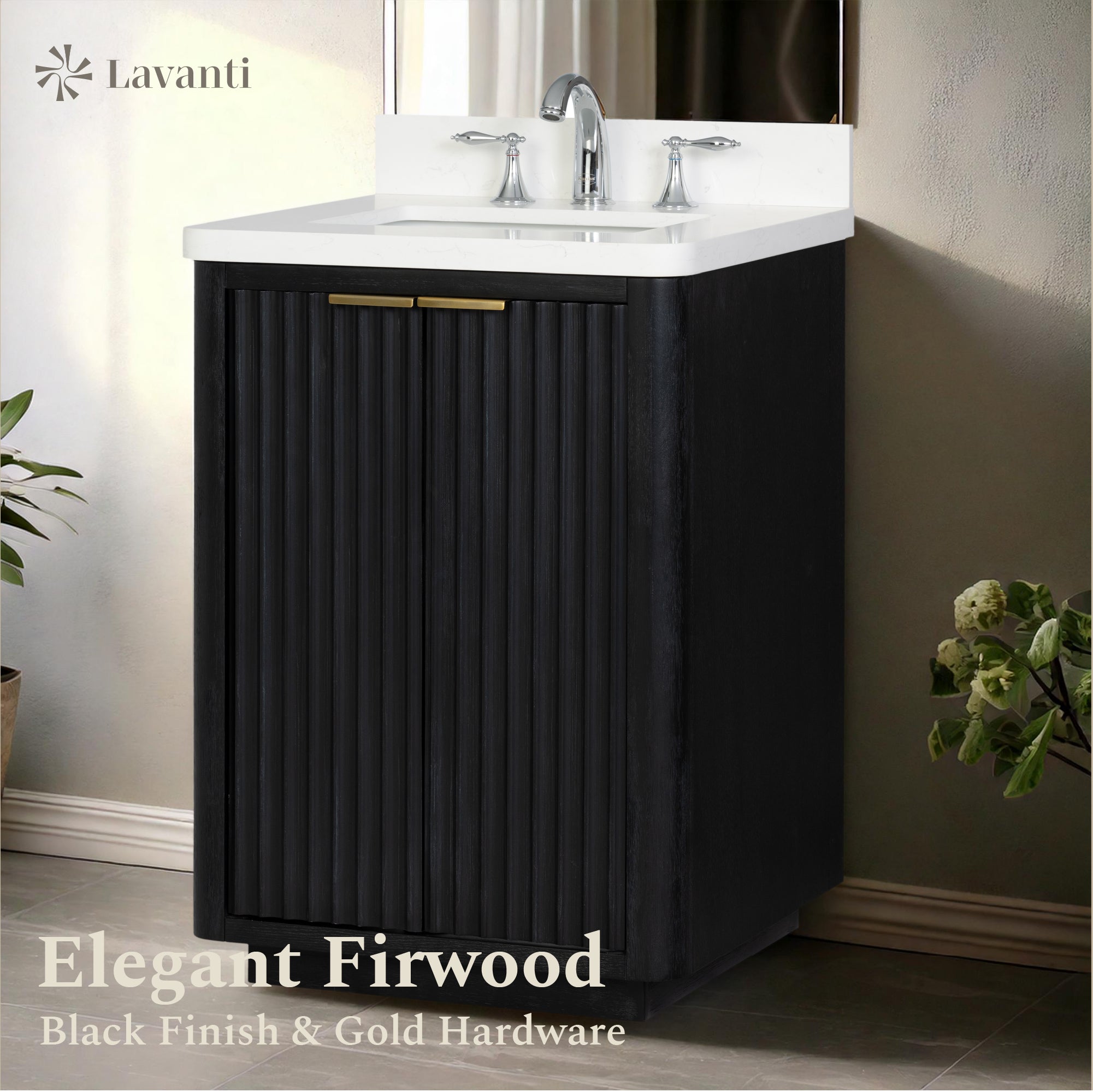 Lavanti Wooderna - Firwood Black 24"