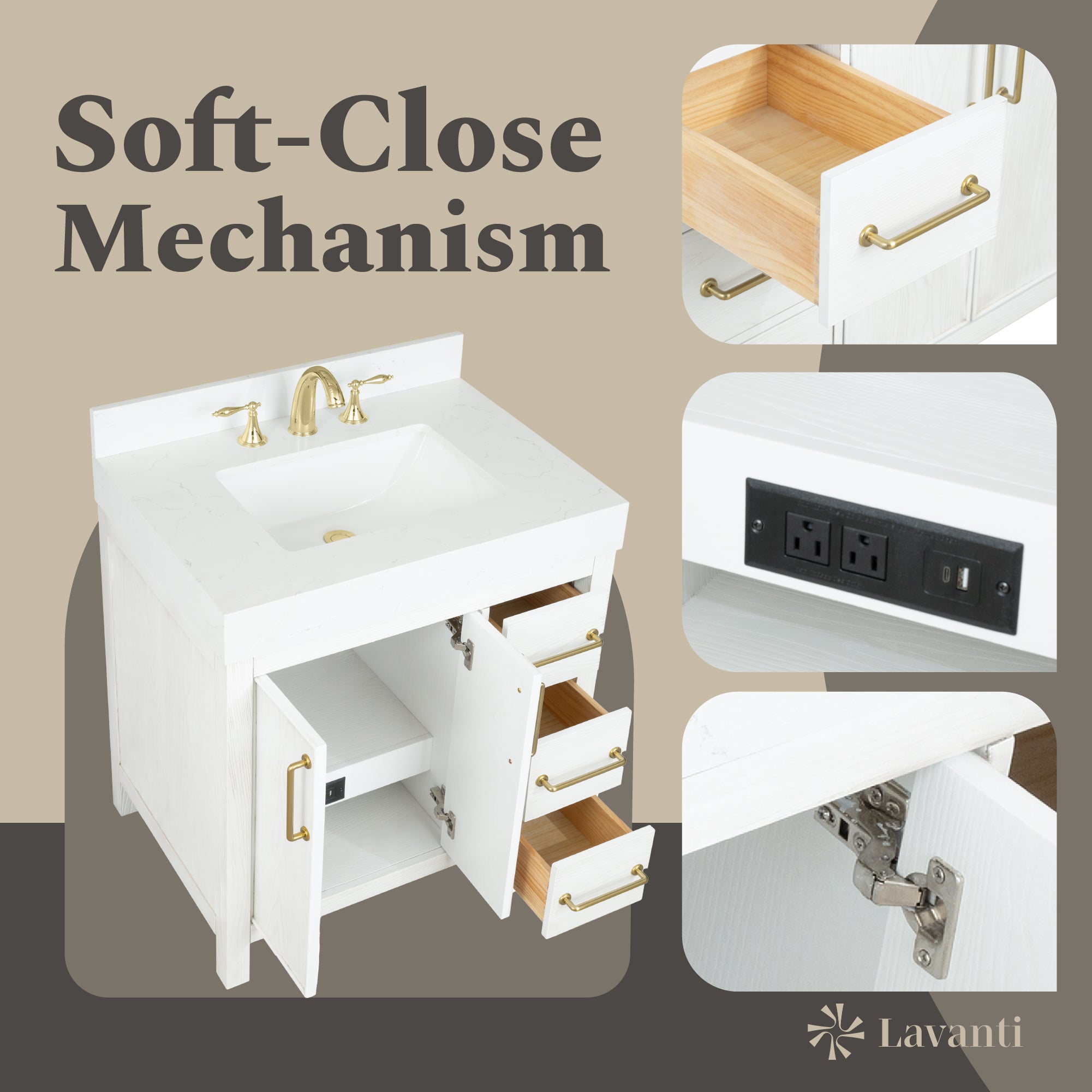 Lavanti Valvet - Firwood White 30"