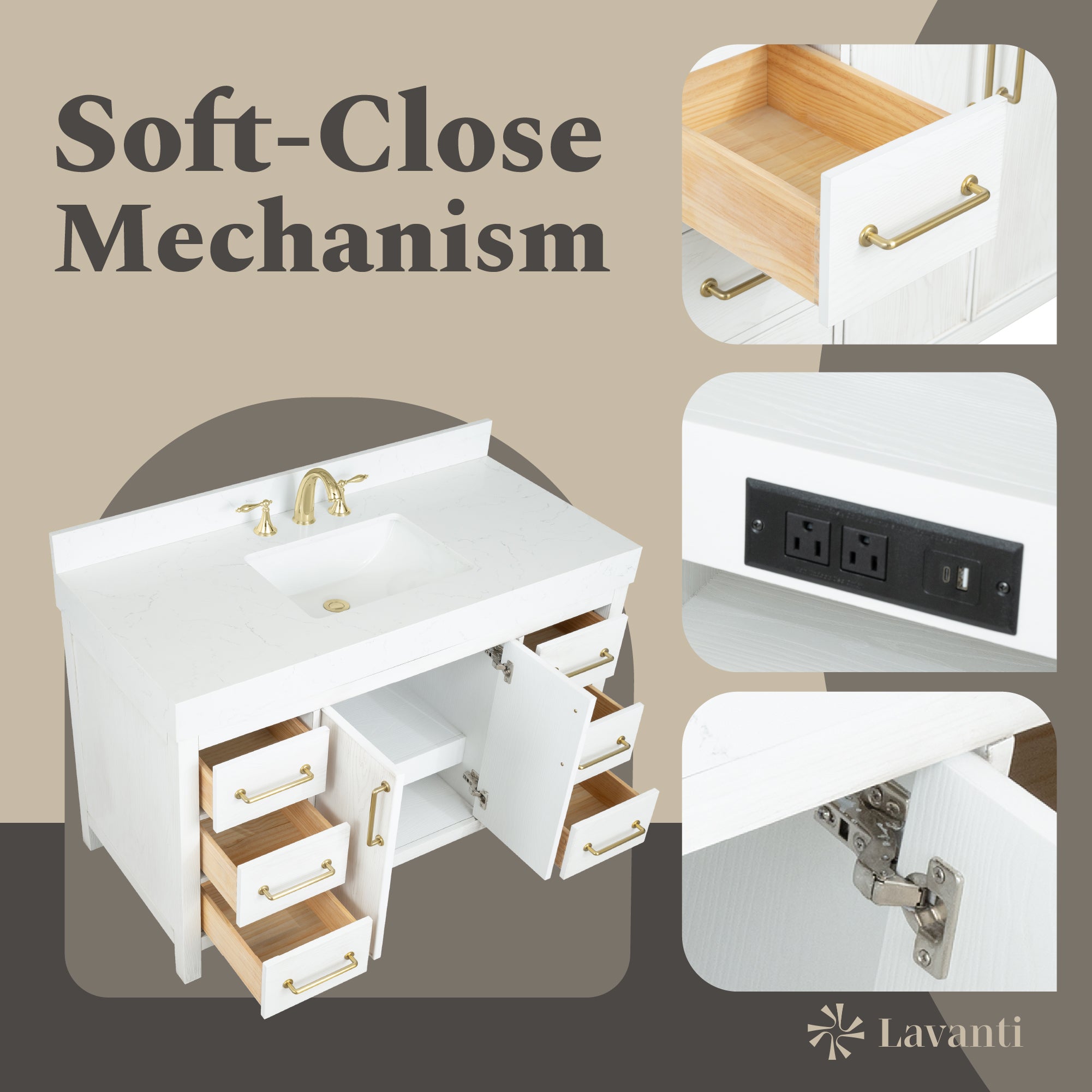 Lavanti Valvet - Firwood White 48"