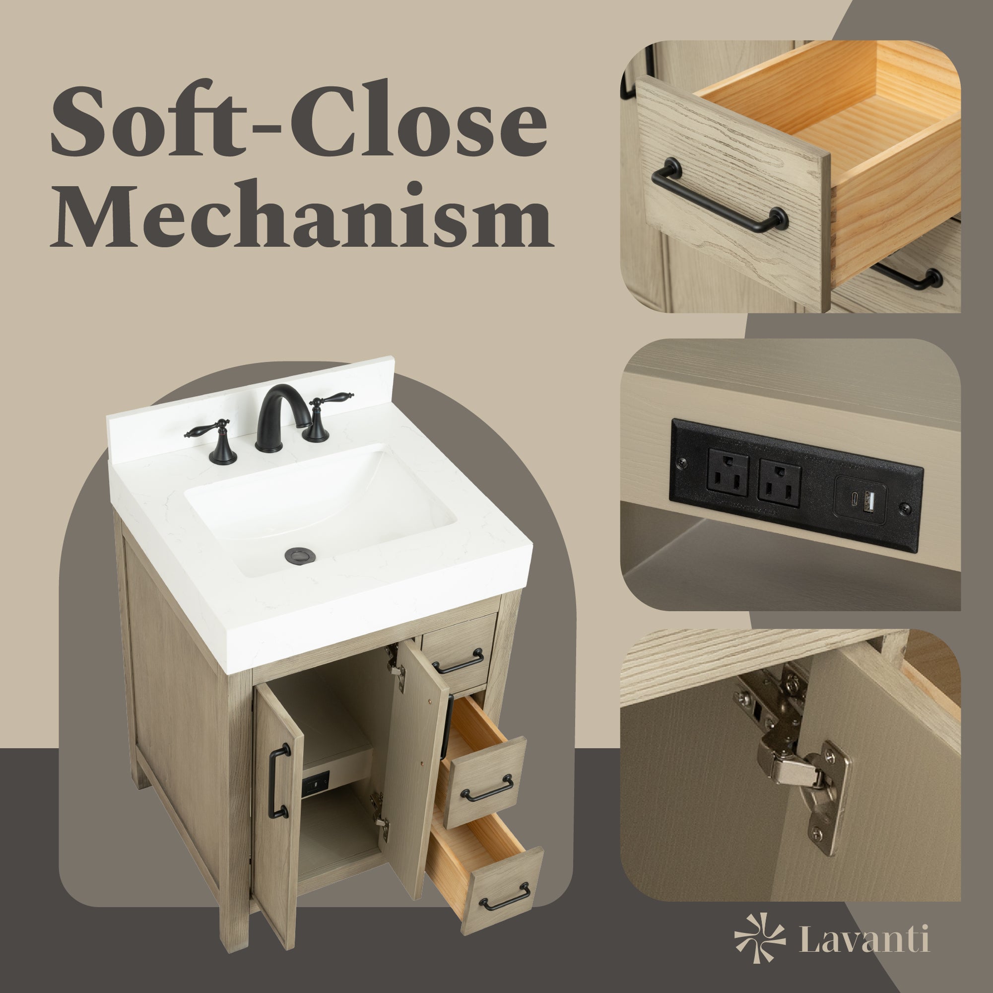 Lavanti Valvet - Firwood Gray 30"