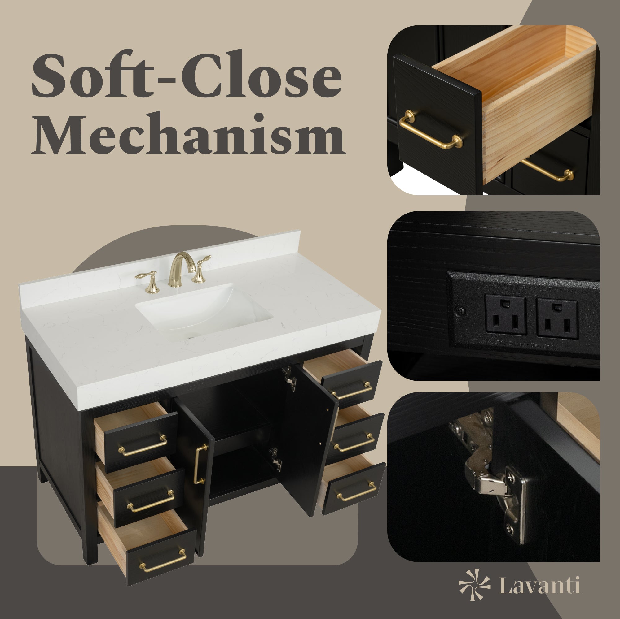 Lavanti Valvet - Firwood Black 48"