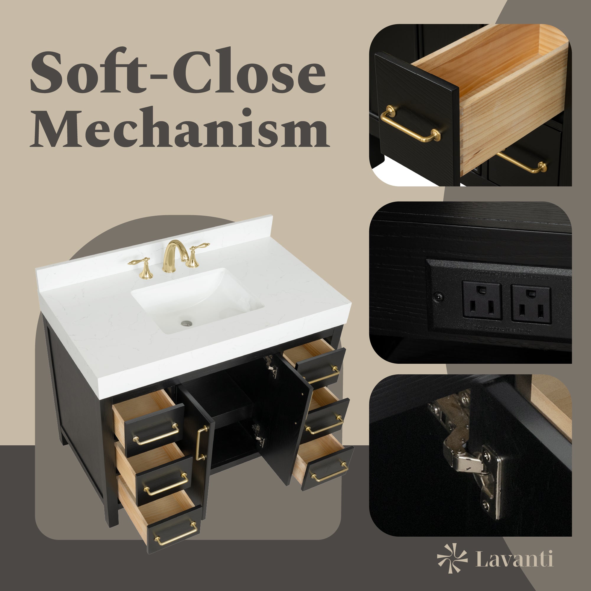 Lavanti Valvet - Firwood Black 42"