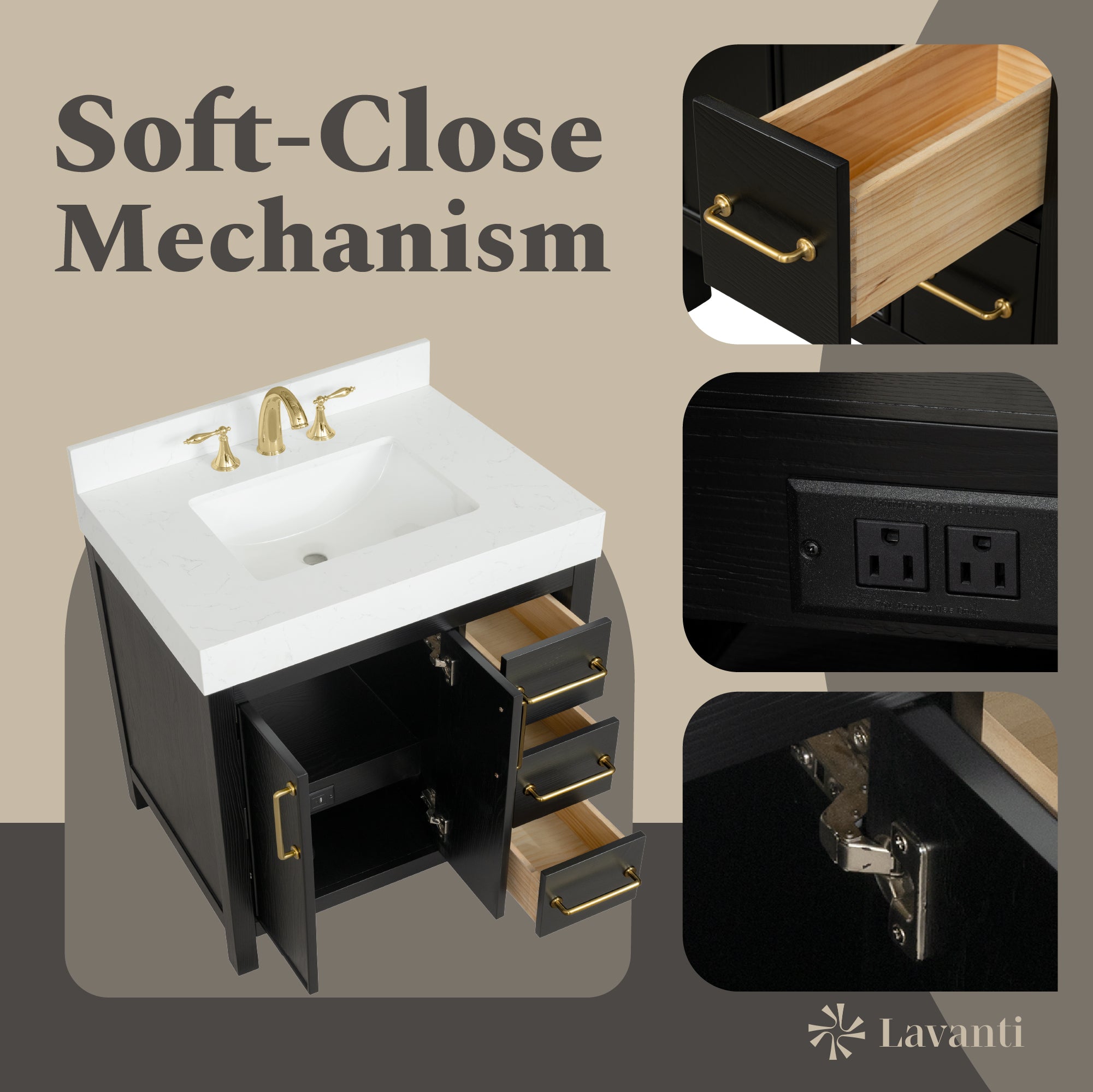 Lavanti Valvet - Firwood Black 30"