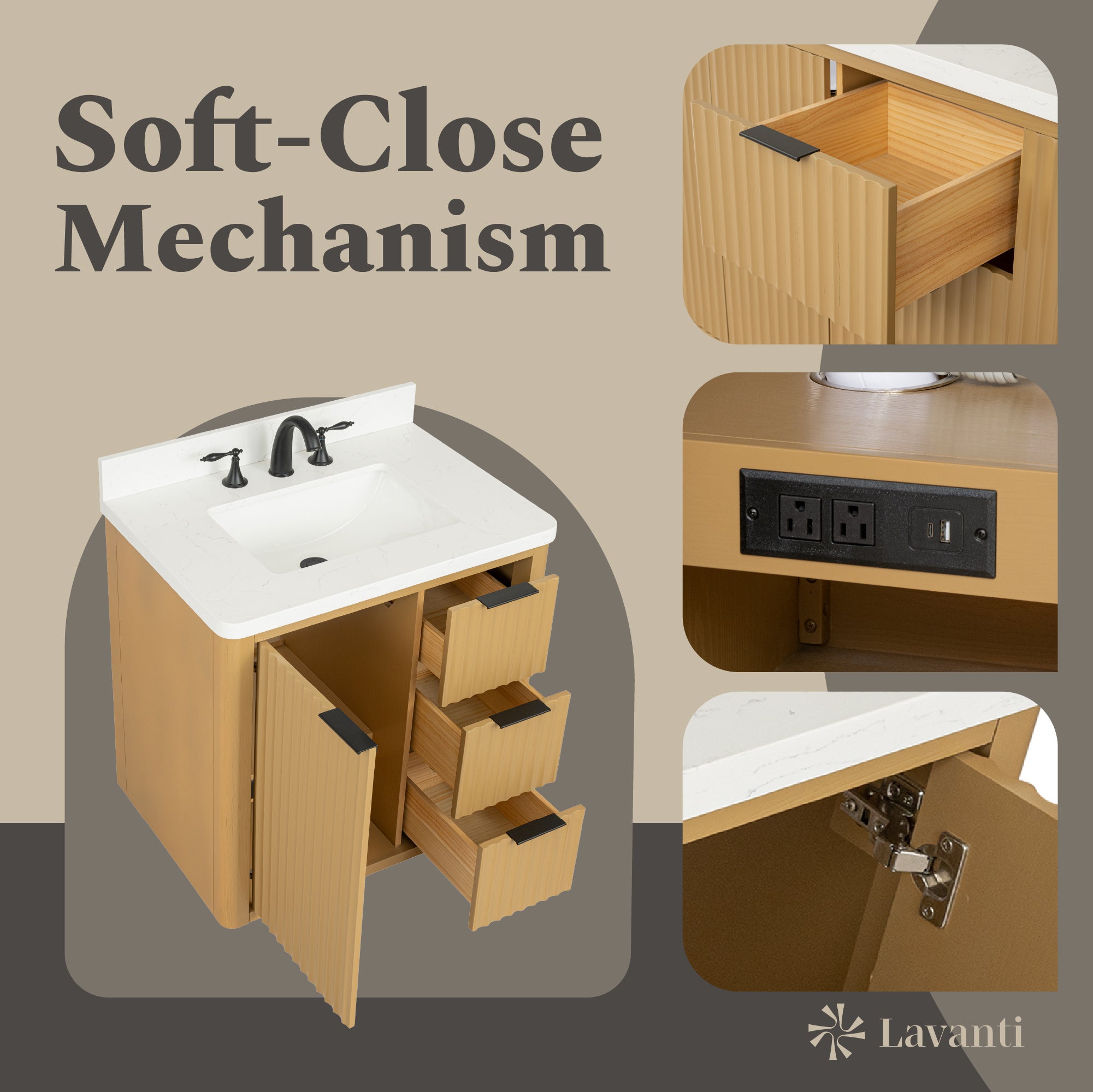 Lavanti Wooderna - Oak 30"