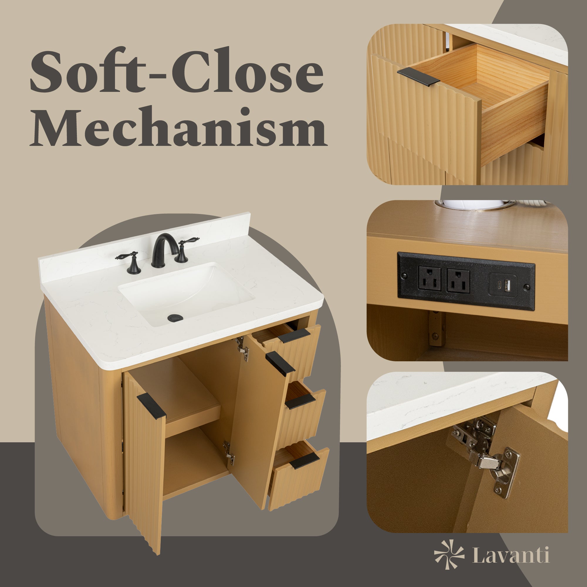 Lavanti Wooderna - Oak 36"