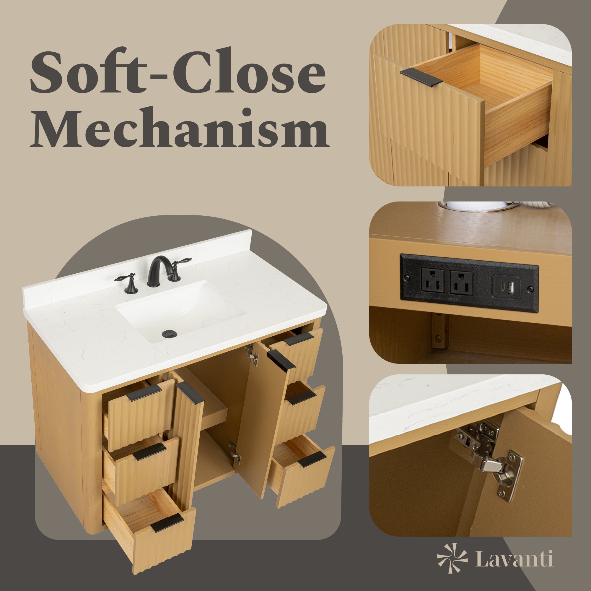 Lavanti Wooderna - Oak 42"