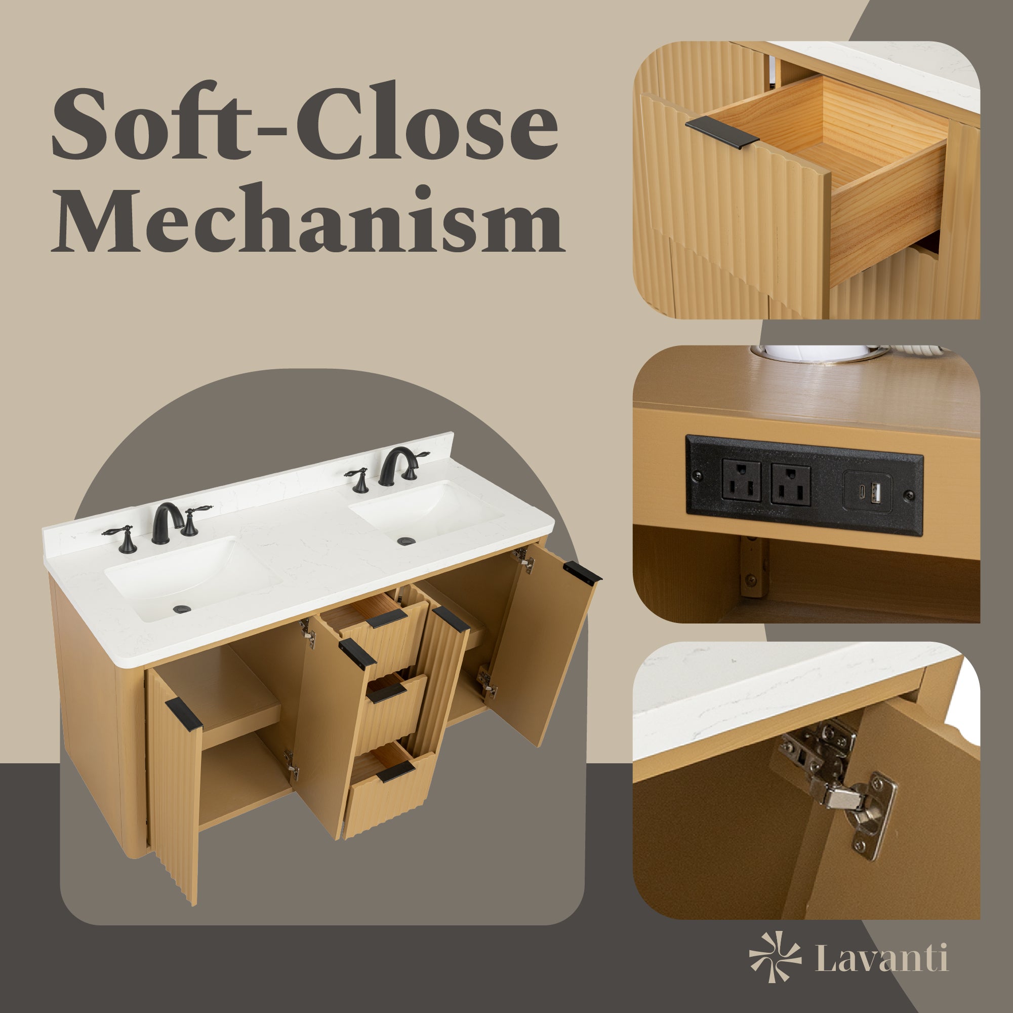 Lavanti Wooderna - Oak 60"