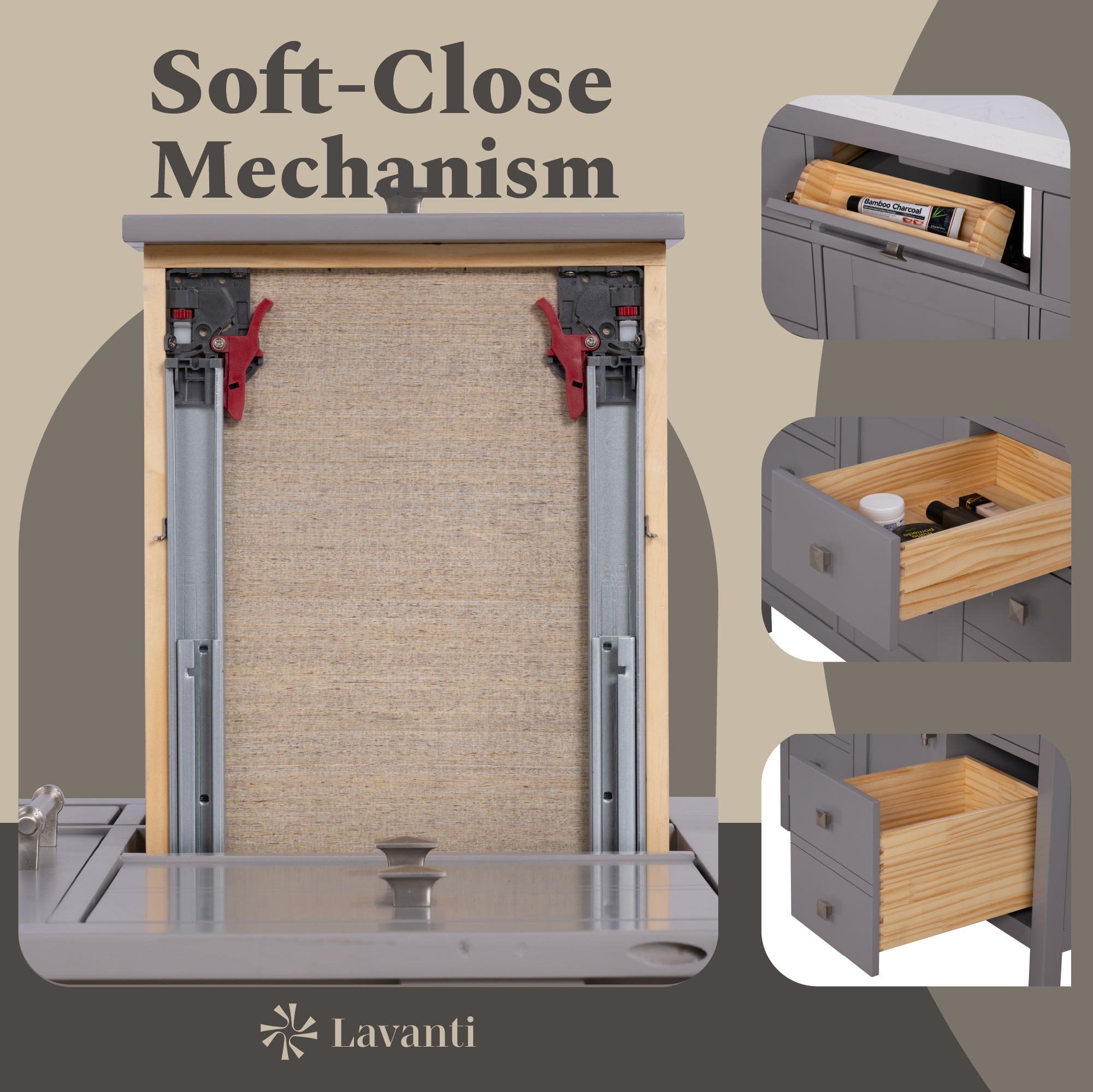 Lavanti Oakford - Gray 42"