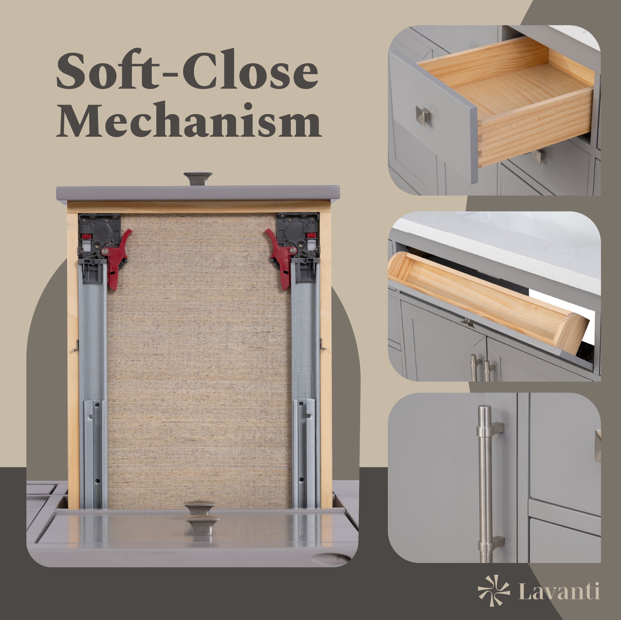 Lavanti Oakford - Gray 72"