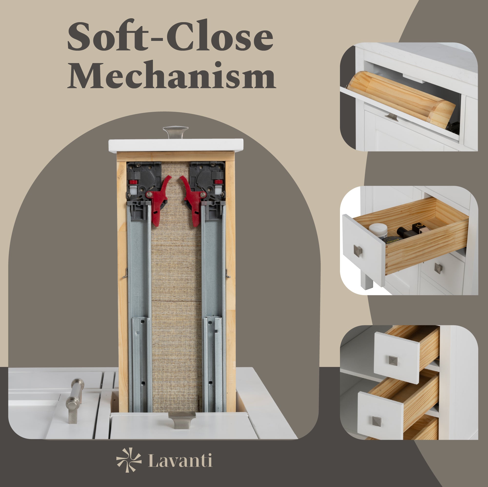 Lavanti Oakford - White 24"