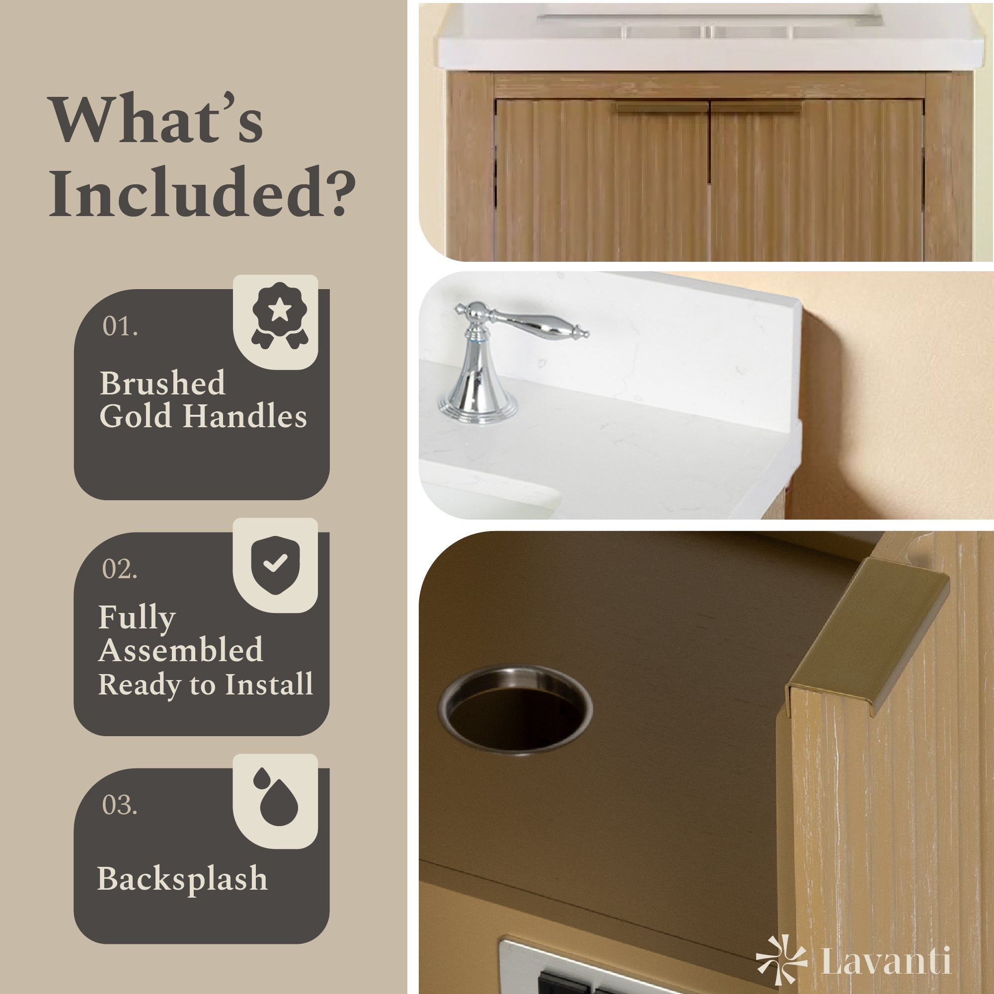 Lavanti Wooderna - Firwood Oak 24"