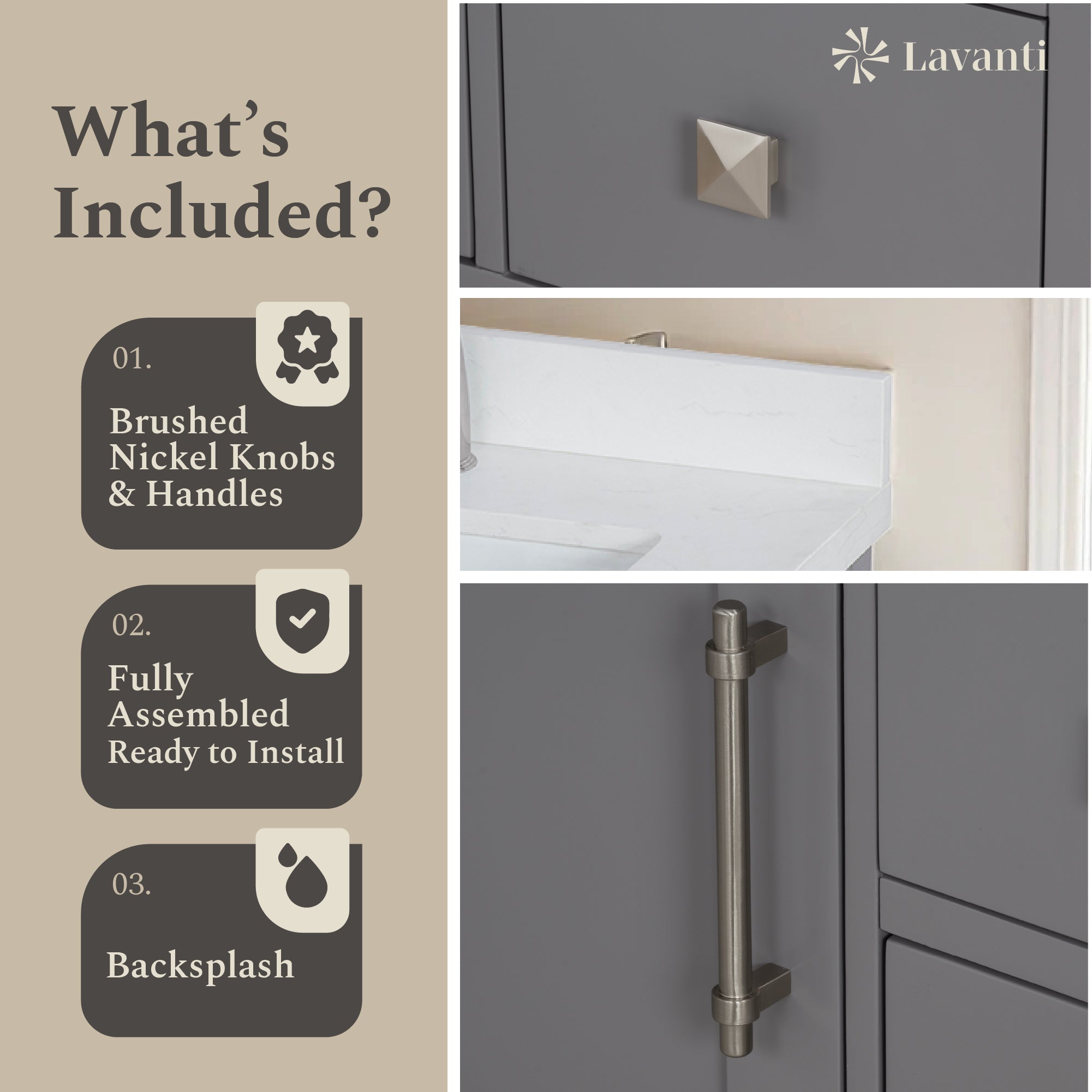Lavanti Oakford - Gray 30"