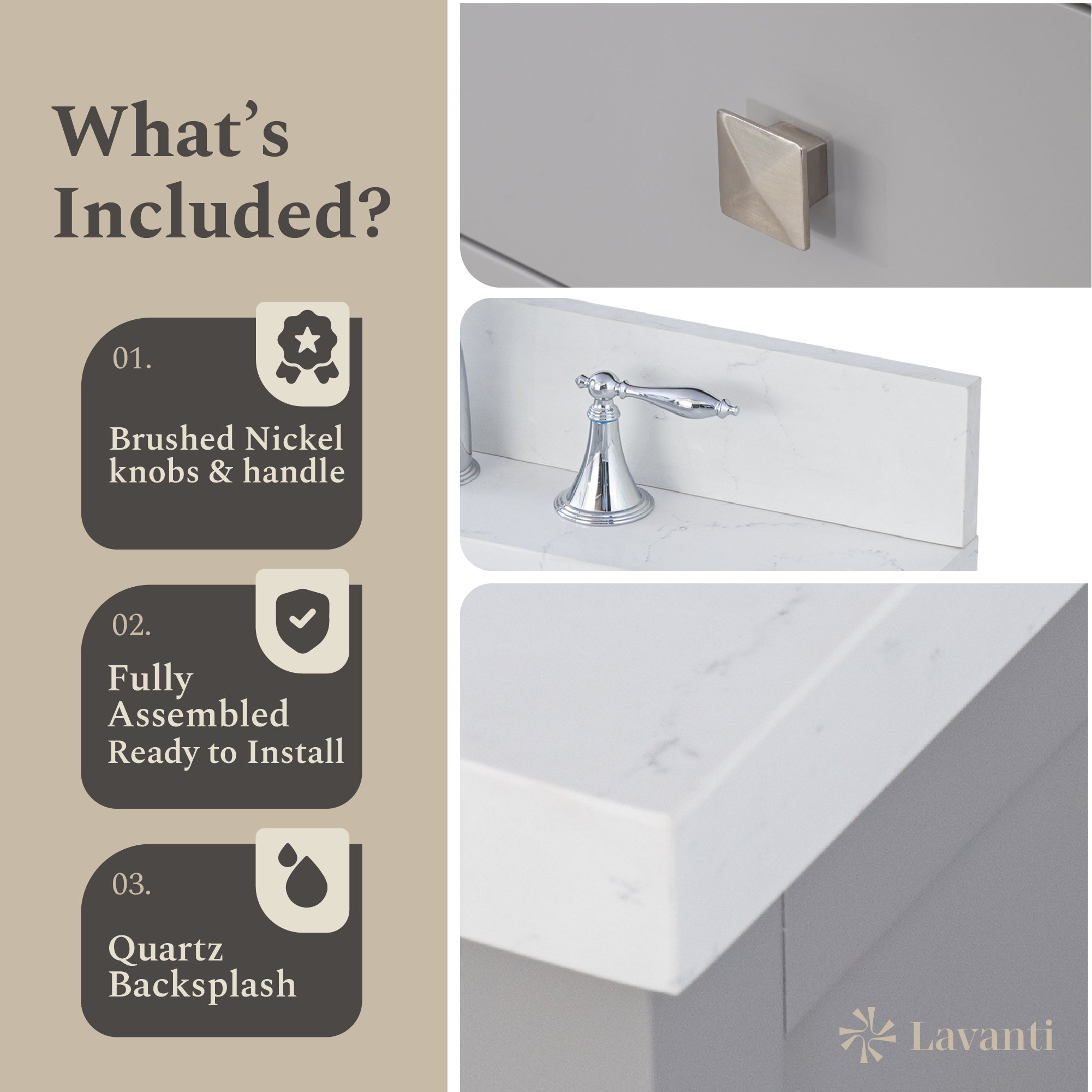 Lavanti Oakford - Gray 54"