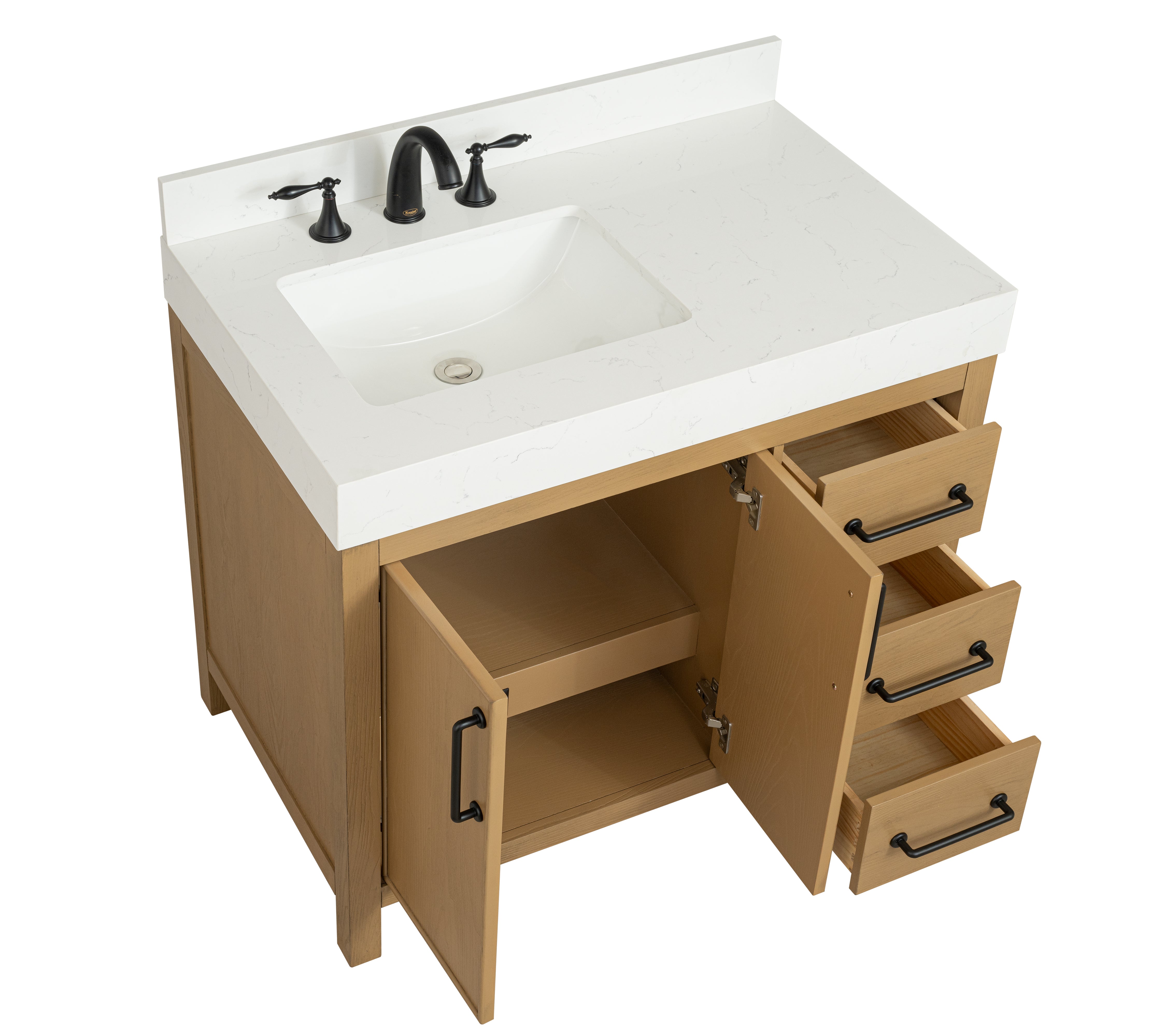 Lavanti Valvet - Oak 36" Left Sink