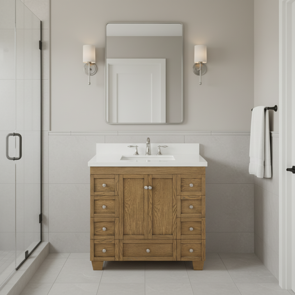 Lavanti Depos - Gray Oak 36"