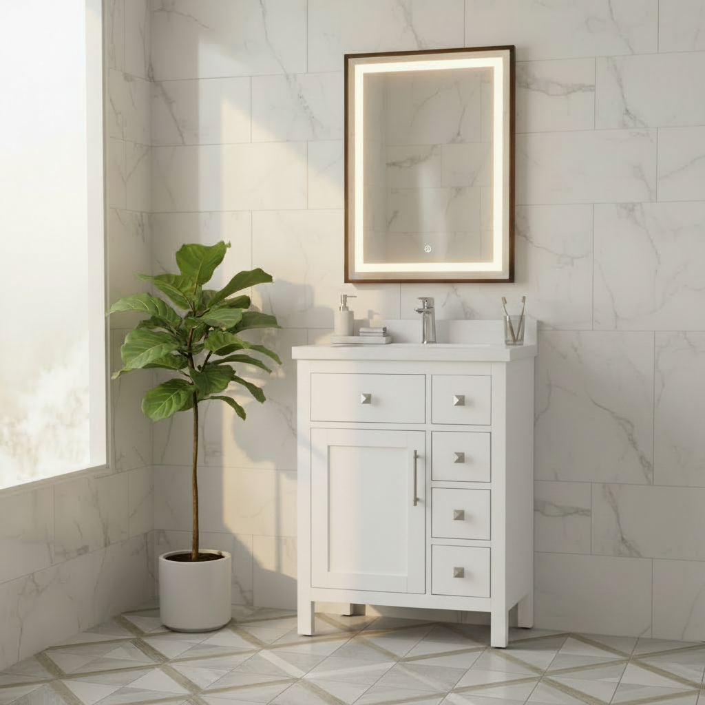 Lavanti Oakford - White 24"