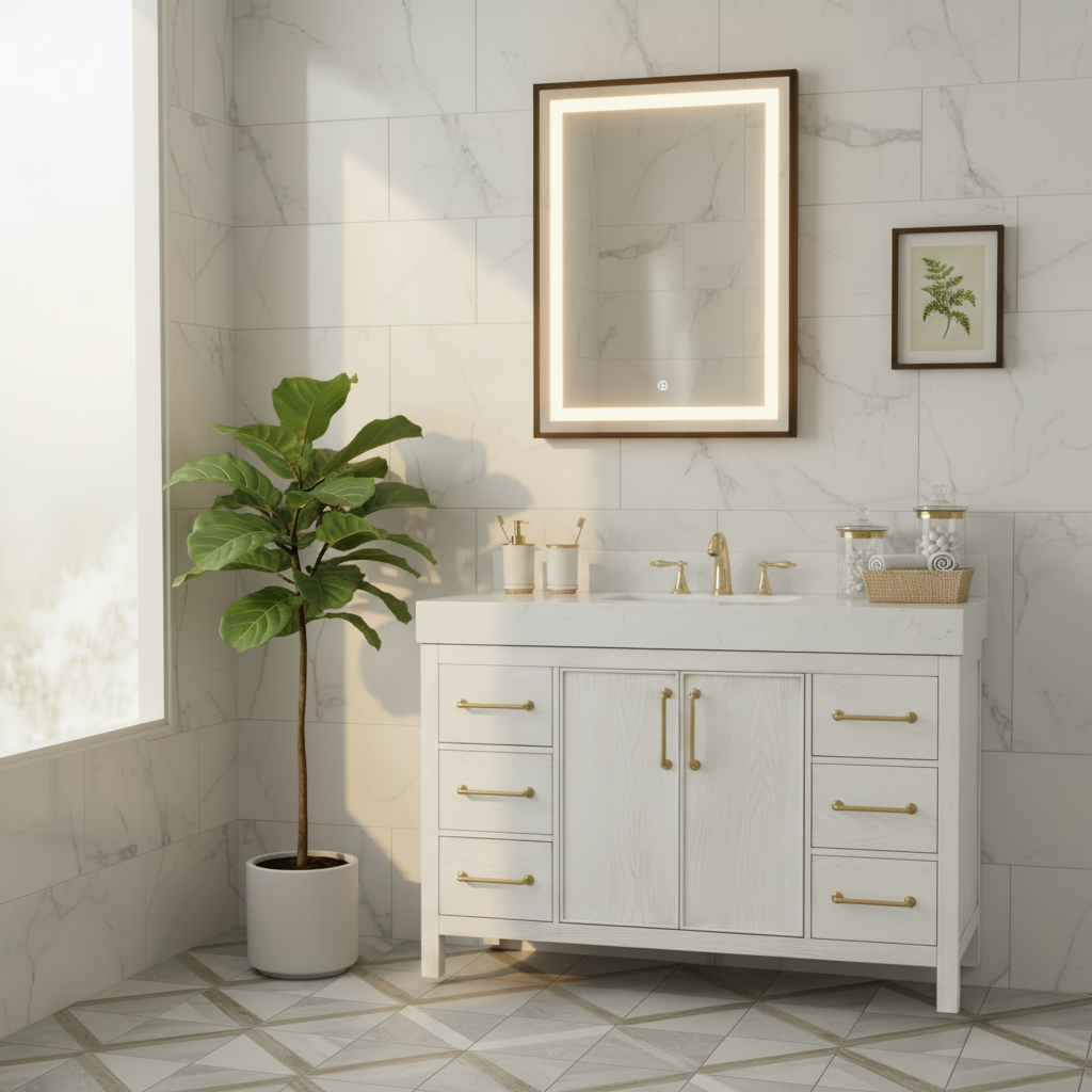 Lavanti Valvet - Firwood White 48"