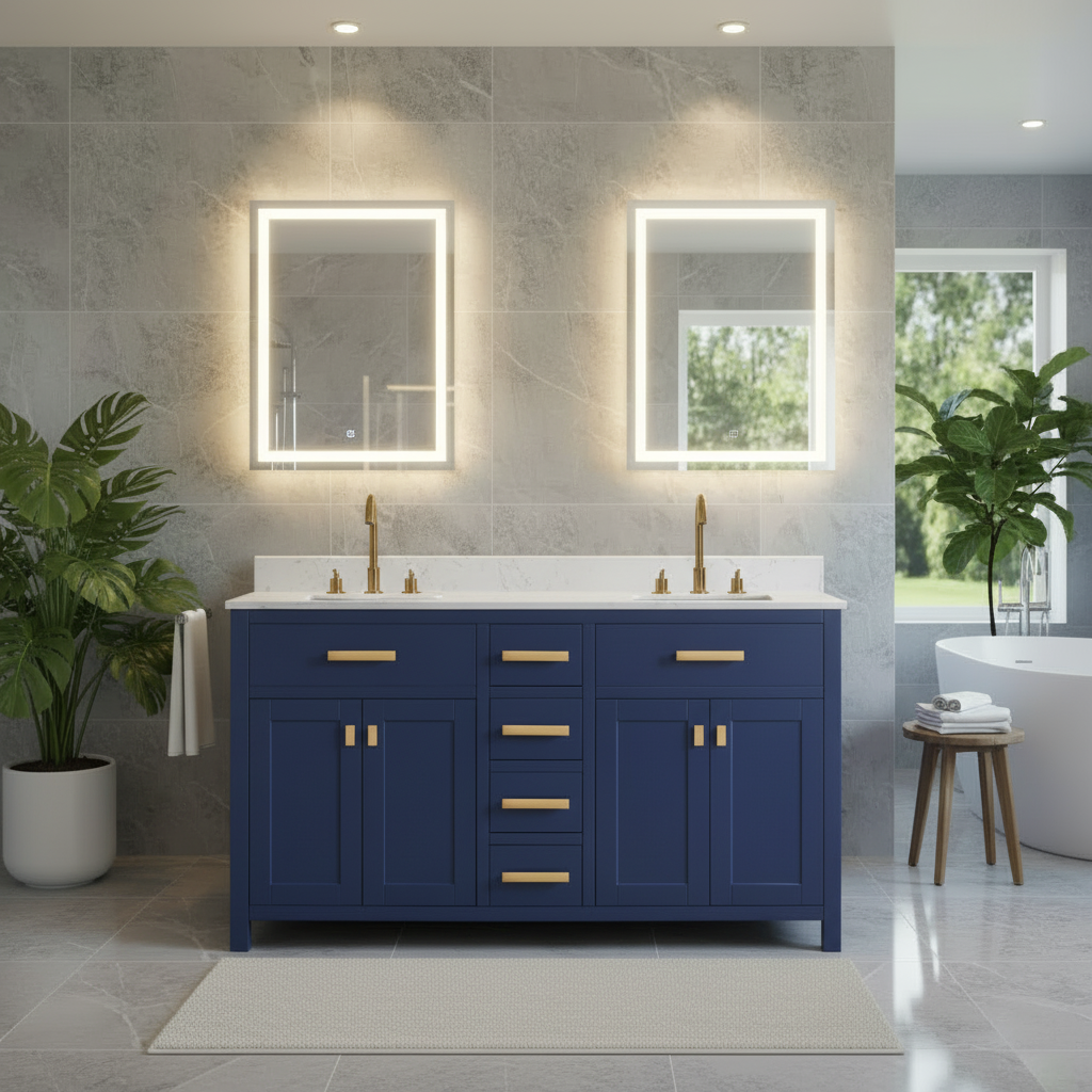 Lavanti Golden - Navy Blue 60"