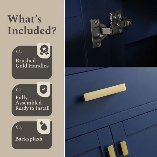 Lavanti Golden - Navy Blue 30"